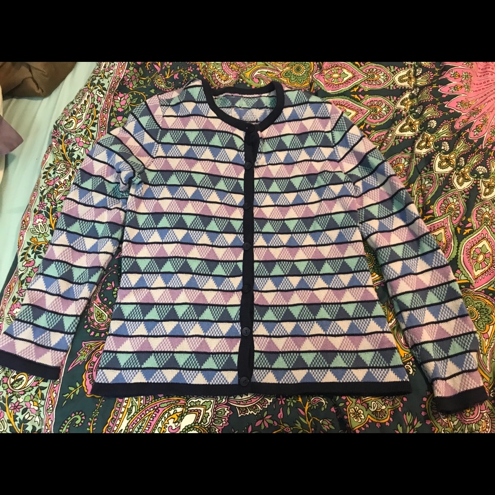 VINTAGE GEOMETRIC CARDIGAN